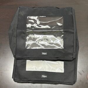 thirty-one Black Vinyl Window Organizer Tote lid  (Set of 2)